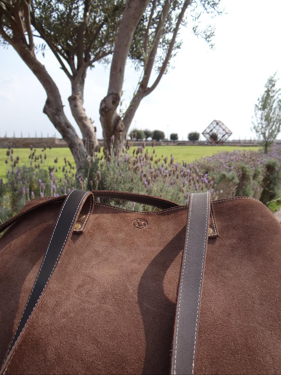 Tote Bag Bagdadí de Ante Café – TS Leather