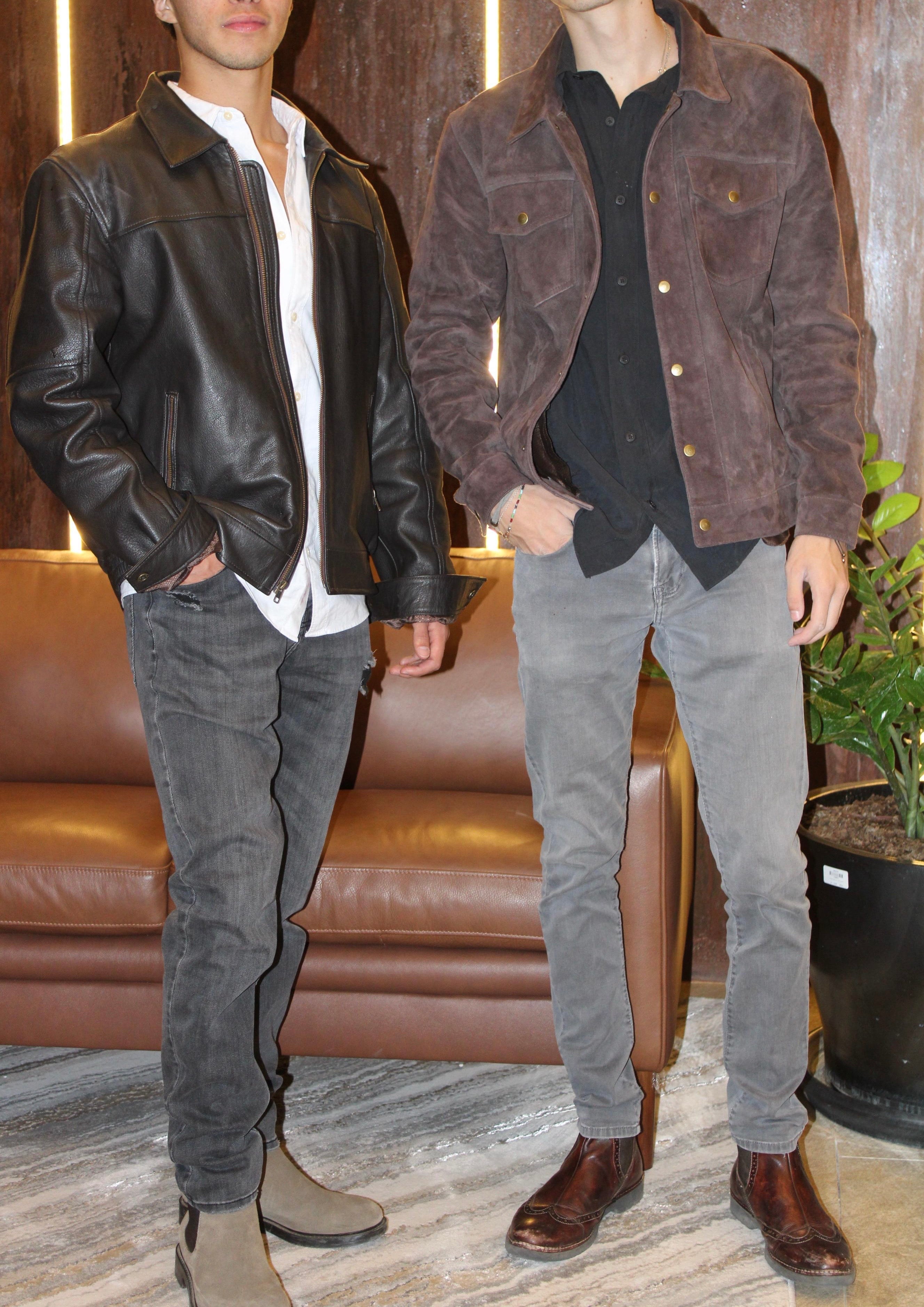 Chamarra de Piel TS Leather – Café de Ante